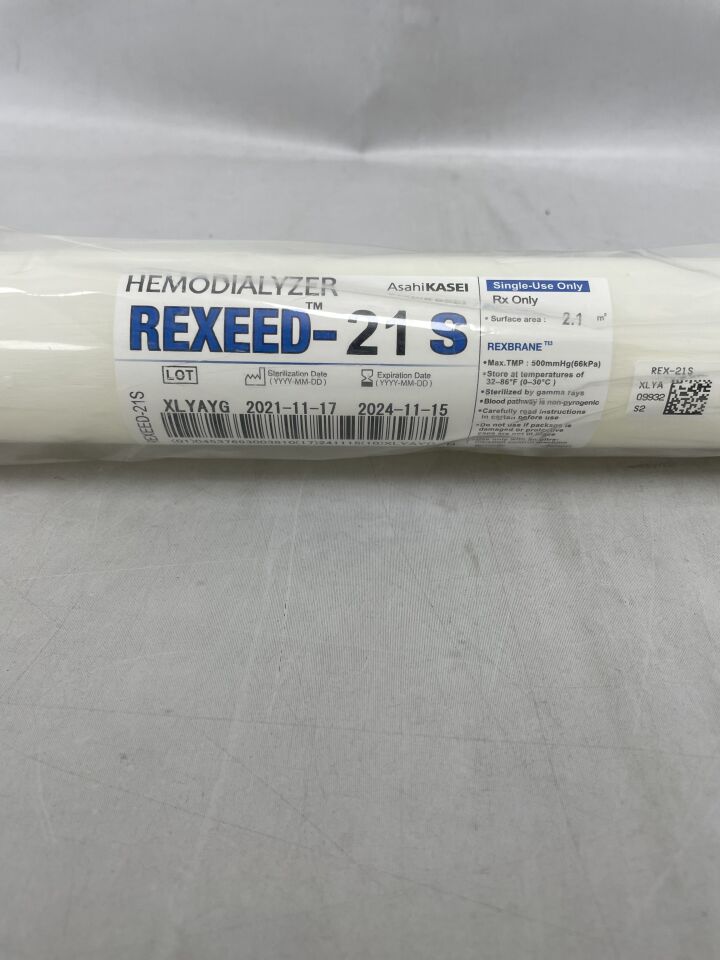 REXEED-21S - ASAHI KASEI MEDICAL - Rexeed-21 S Hemodialyzer, (EA) - ( Expiry Date: 2024-11-15 )