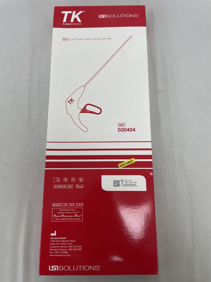 30404 - LSI - TK Ti-Knot Device, (BX/1) - ( Expiry Date: 2024-04-30 )