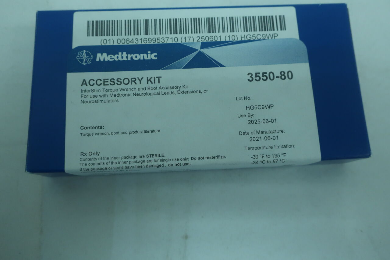 3550-80 - MEDTRONIC - Accessory Kit, InterStim Torque Wrench & Boot Accessory, () - ( Expiry Date: 2023-12-05 )