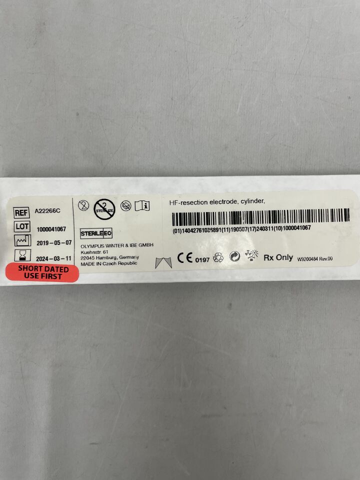A22266C - OLYMPUS - HF Resection Electrode: Cylinder, (EA) - ( Expiry Date: 2024-03-11 )