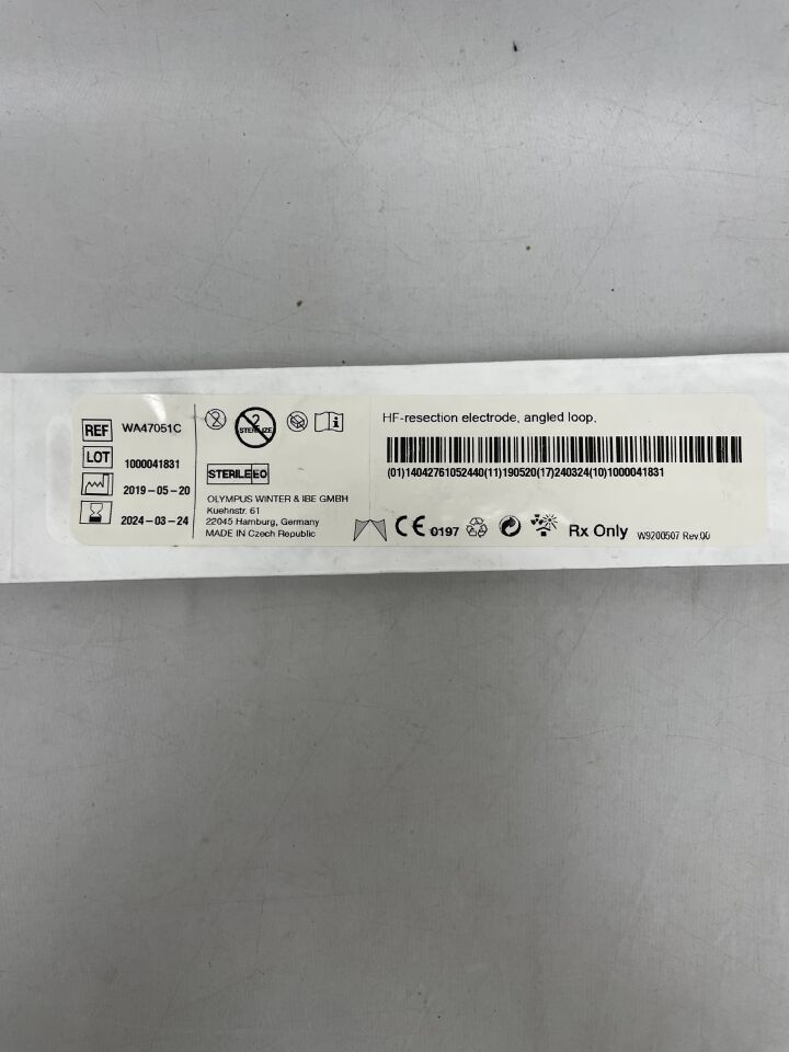 WA47051C - OLYMPUS - HF Resection Electrode, Angled Loop, (EA) - ( Expiry Date: 2024-03-24 )