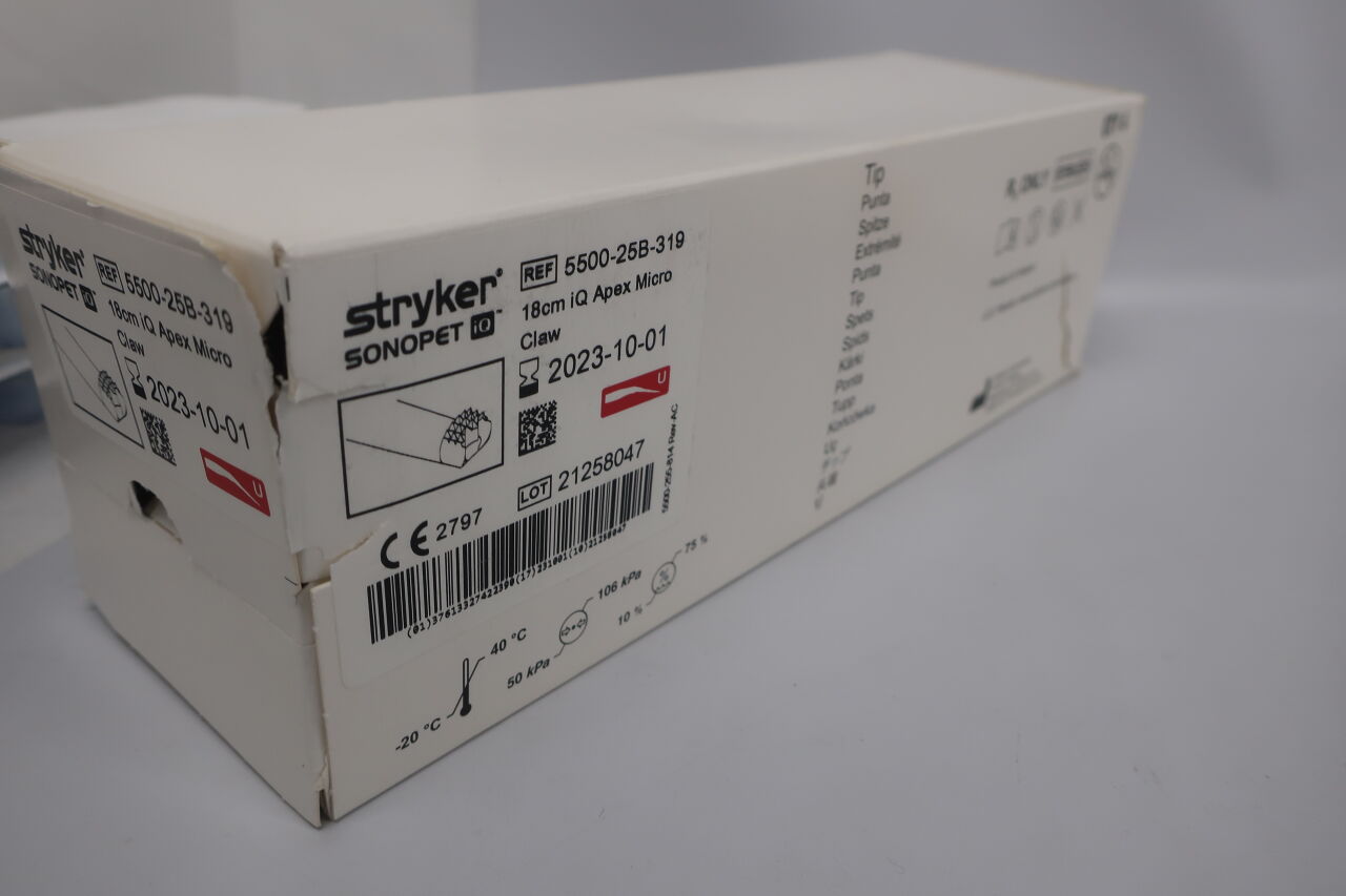 5500-25B-319 - STRYKER - Sonopet IQ 18cm Apex Micro Claw 7.2", () - ( Expiry Date: 2024-01-01 )