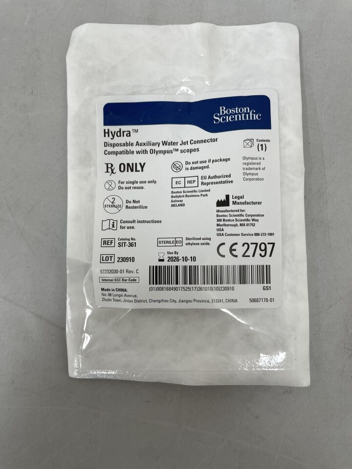 SIT-361 - 波士頓科學 - Hydra 一次性輔助水刀接頭 - ，（EA） - （有效期至：2026-10-10）
