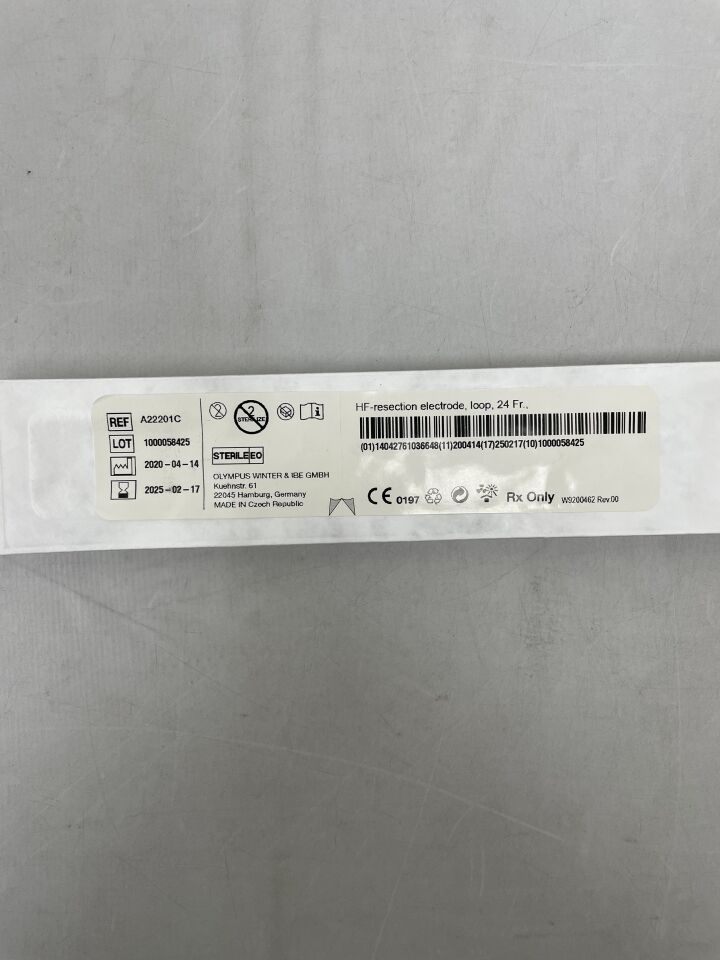 A22201C - 奧林巴斯 - 單極高頻切除電極：環形，12°，0.35 線徑，（EA）-（有效期至：2025-02-17）