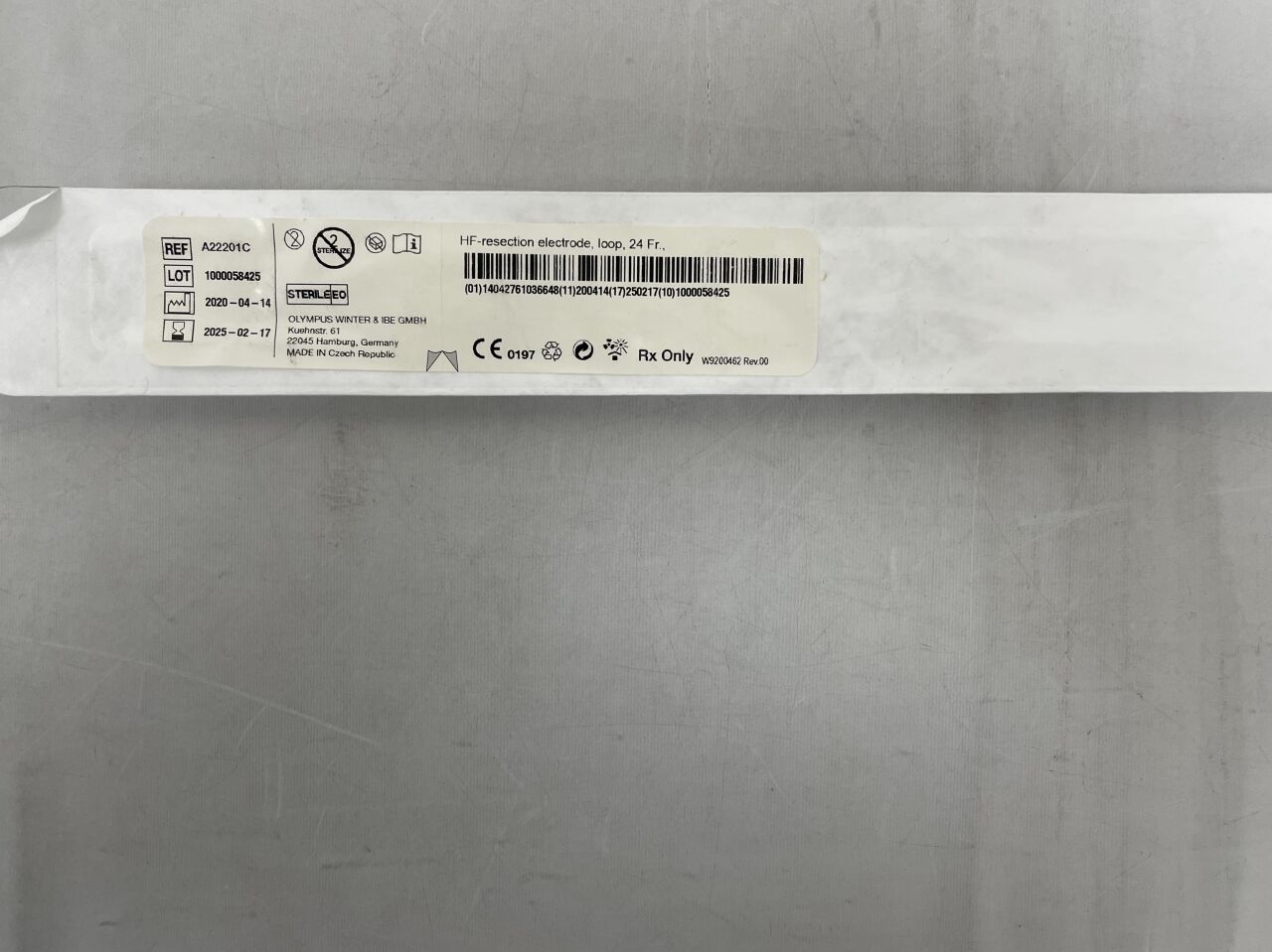 A22201C - 奧林巴斯 - 單極高頻切除電極：環形，12°，0.35 線徑，（EA）-（有效期至：2025-02-17）