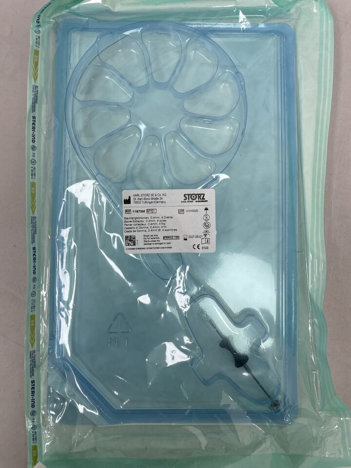 11573M  -  STORZ  -  Four-Wire Stone Basket / Extractor 0.4mm , ( EA )  -  ( Expiry Date : 2027-05-01 )