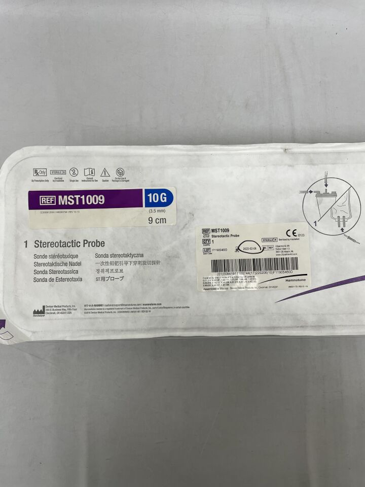 MST1009 - DEVICOR MEDICAL - Mammotome Revolve Stereotactic Probe 10G x 9cm, (EA) - ( Expiry Date: 2022-02-06 )