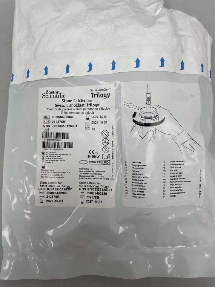 840298  -  BOSTON SCIENTIFIC  -  Stone Catcher for Swiss LithoClast Trilogy
 , (  )  -  ( Expiry Date : 2027-10-01 )