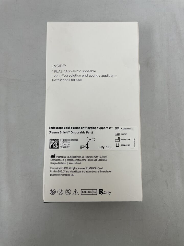 PLA-AG000031 - PLASMATICA - Plasma Shield, Endoscope Cold Plasma Antifogging Support Set, (BX/1) - ( Expiry Date: 2024-07-25 )