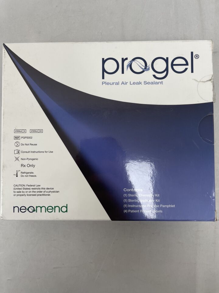 PGPS002 - PROGEL - Progel Pleural Air Leak Sealant (PALS) Kit, 4ml, (BX/1) - ( Expiry Date: 2015-08-02 )