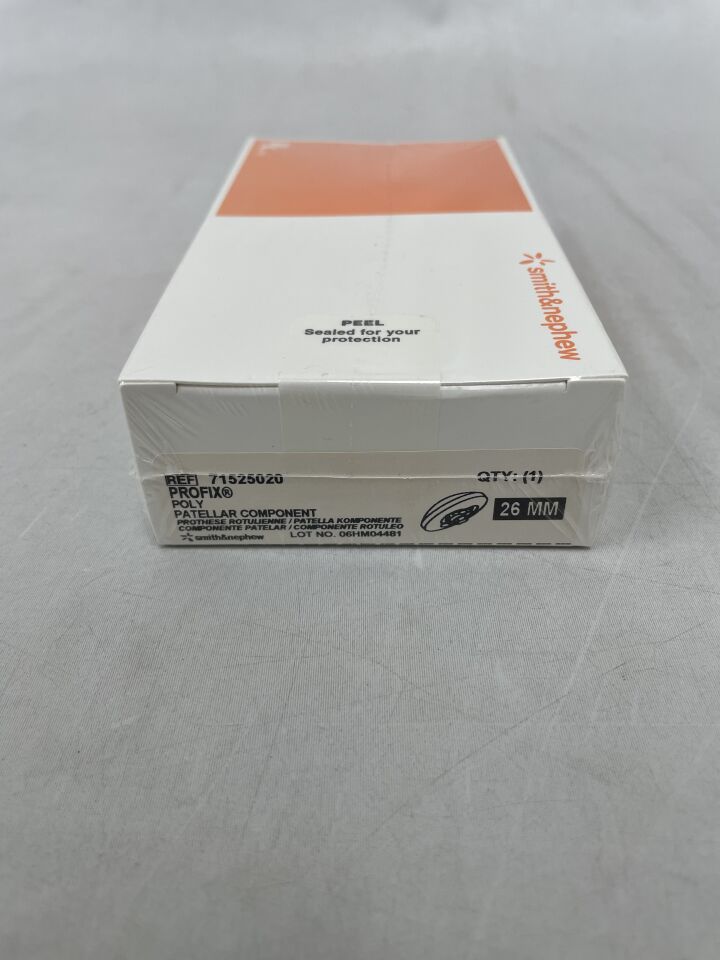 71525020 - SMITH & NEPHEW - PROFIX Poly Paterllar Component, 26mm, (BX/1)