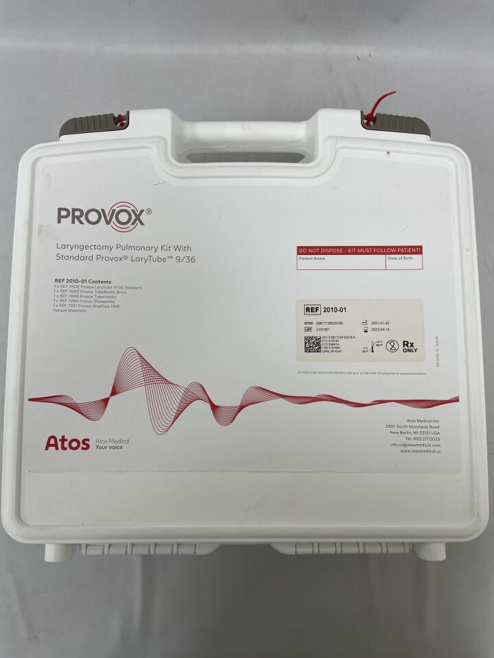 2010-01 - ATOS - Laryngectomy Pumonary Kit with Standard Provox LaryTube 9/36, (EA) - ( Expiry Date: 2023-04-14 )