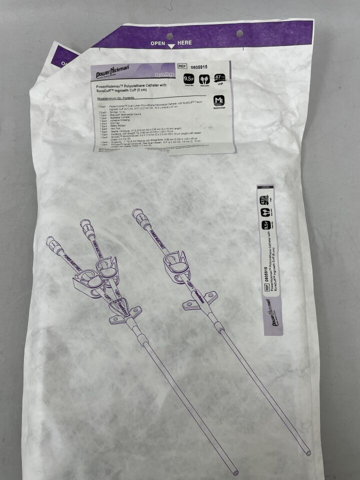 805915 - BARD - PowerHickman CV Catheter, Dual Lumen, (EA) - ( Expiry Date: 2023-12-10 )
