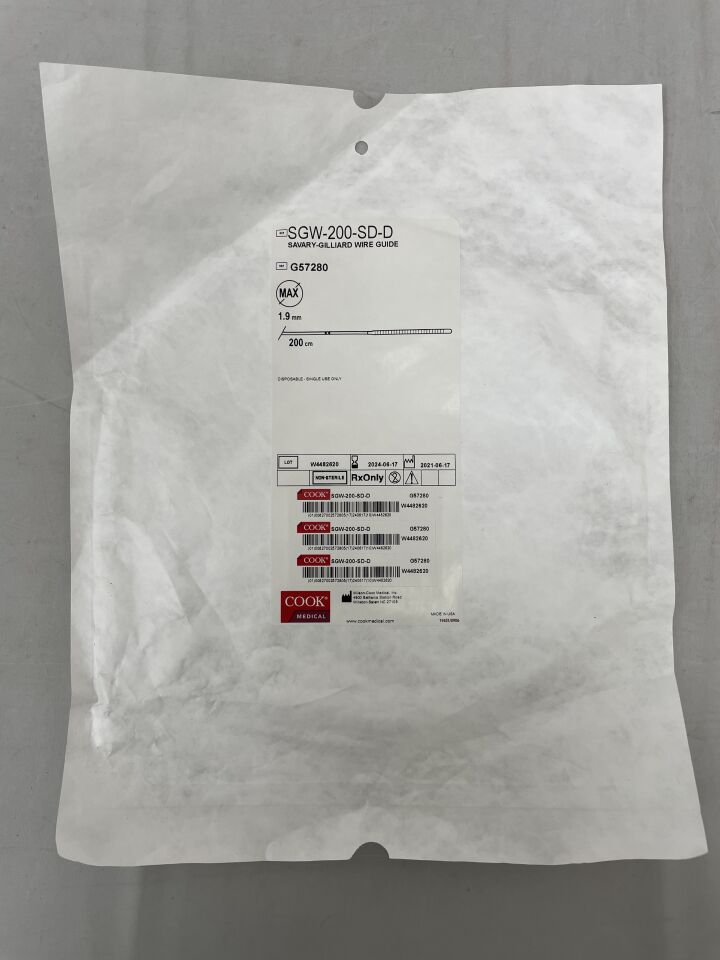 G57280 - COOK - Savary-Gilliard Wire Guide, 200cm, (EA) - ( Expiry Date: 2024-06-17 )