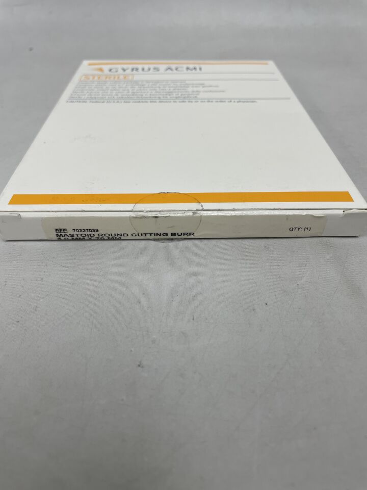 70327039 - GYRUS ACMI - Round Cutting Bur Stainless Steel, 4 x 70mm, (BX/1) - ( Expiry Date: 2024-09-10 )