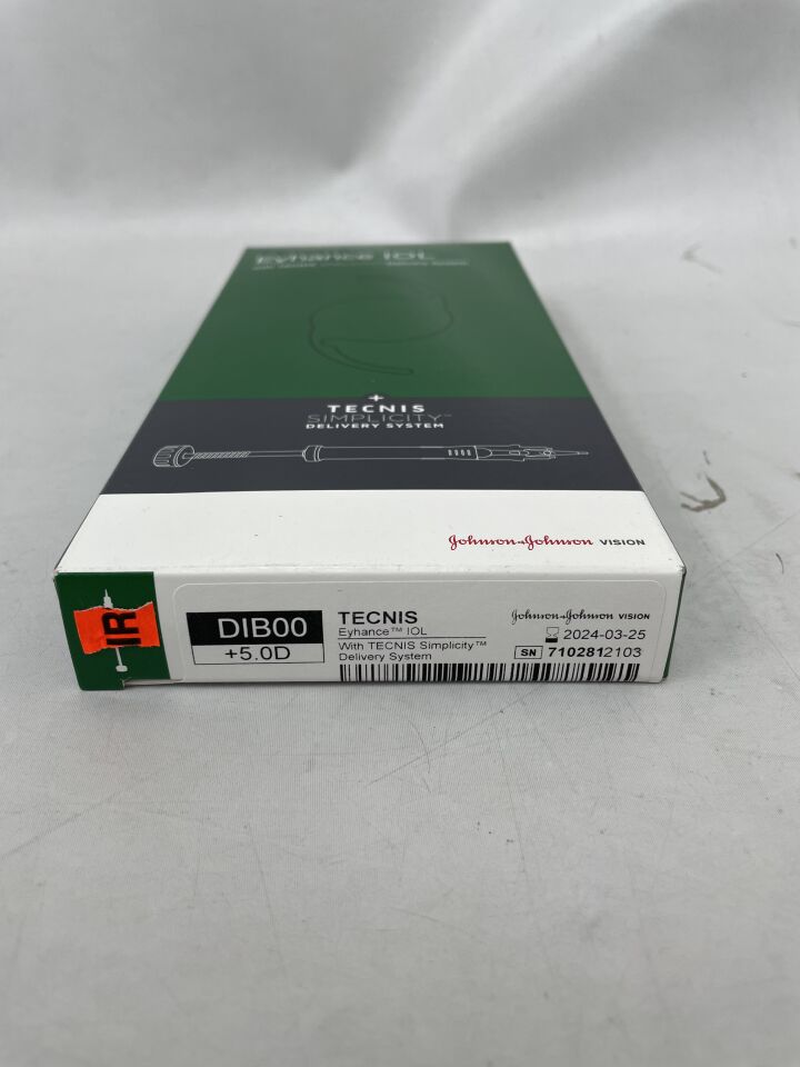 DIB00U0050 - JOHNSON & JOHNSON - TECNIS Eyhance IOL with TECNIS Simplicity Delivery System, +5.0D
, () - ( Expiry Date: 2024-03-25 )
