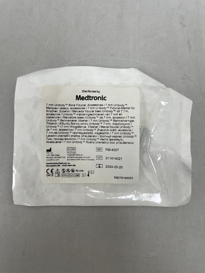 FM-4007 - MEDTRONIC - Unibody Bone Fiducials 7mm, (EA) - ( Expiry Date: 2024-05-09 )