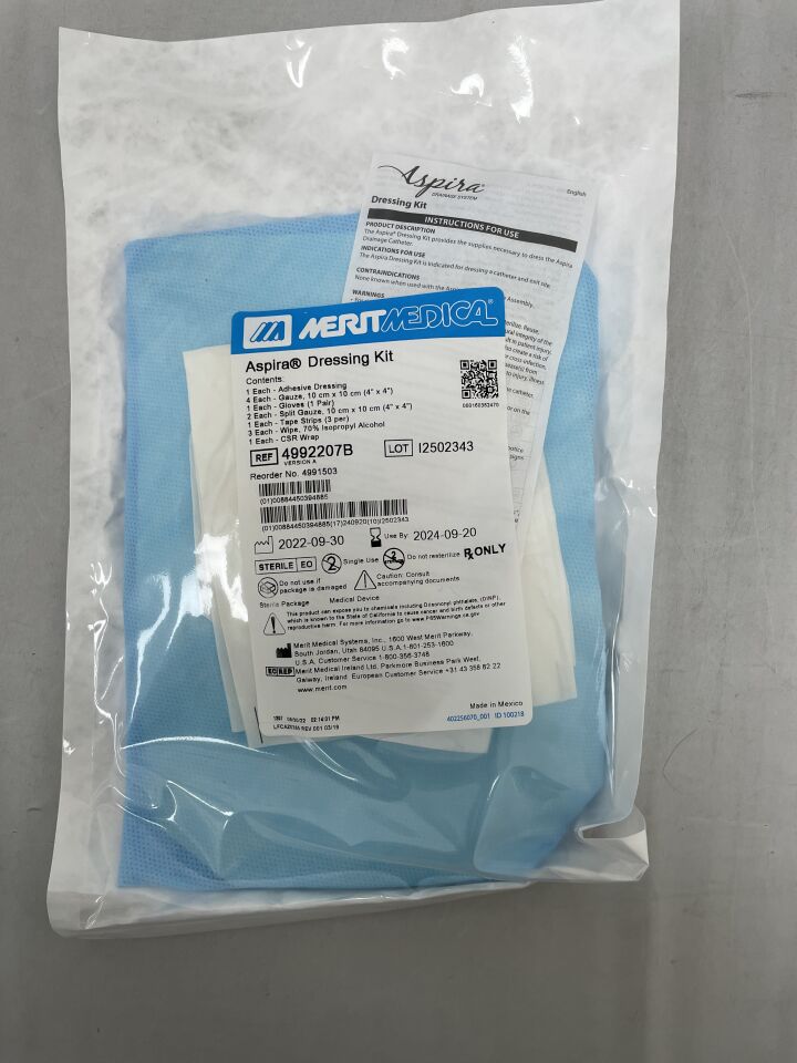4991503 - MERIT MEDICAL - Aspira Dressing Kit, () - ( Expiry Date: 2024-09-20 )