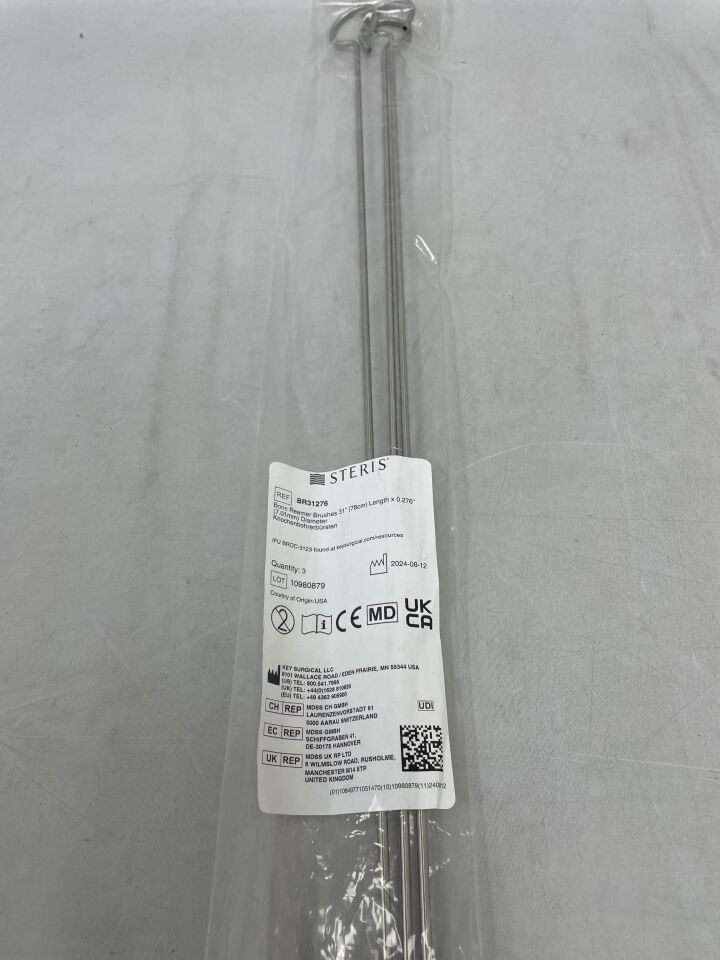BR31276  -  STERIS  -  Bone Reamer Brushes, 78cm x 7.01mm (3 per pack) , ( EA )  -  ( Expiry Date : 2099-12-31 )