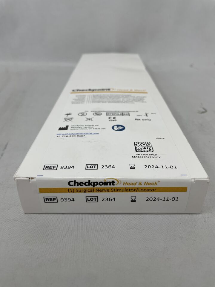 9394 - CHECKPOINT - Surgical Nerve Stimulator/Locator, (BX/1) - ( Expiry Date: 2024-11-01 )