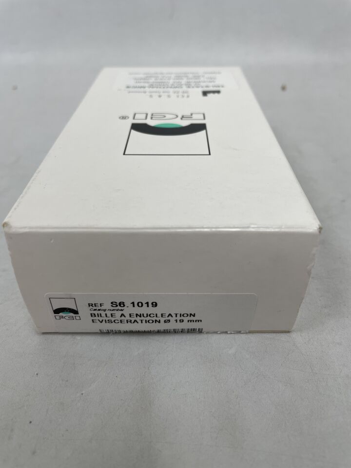 S6.1019 - FCI - Bille A Enucleation Evisceration, 19mm, (BX/1) - ( Expiry Date: 2024-04-30 )