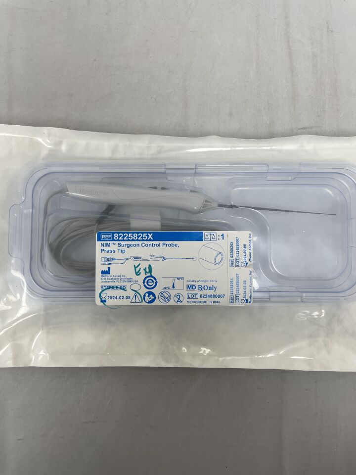 8225825X - MEDTRONIC - NIM Surgeon Control Probe, Prass Tip, (EA) - ( Expiry Date: 2024-02-08 )