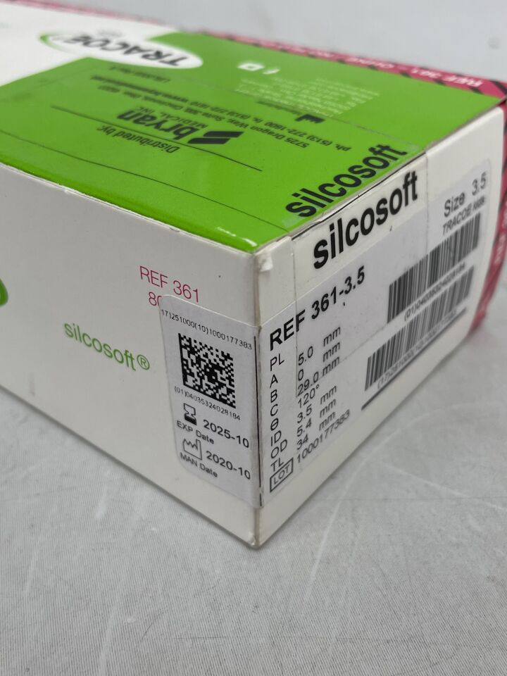 361-3.5  -  TRACOE  -  Silcosoft Tracheostomy Tube for Children, Size 3.5 , ( BX/1 )  -  ( Expiry Date : 2025-10-31 )