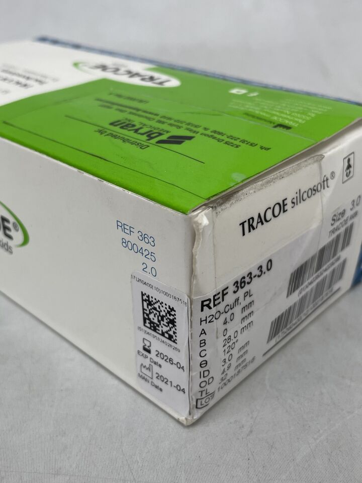 363-3.0  -  TRACOE  -  Silcosoft Tracheostomy Tube for Children, Size 3.0 , ( BX/1 )  -  ( Expiry Date : 2026-04-30 )