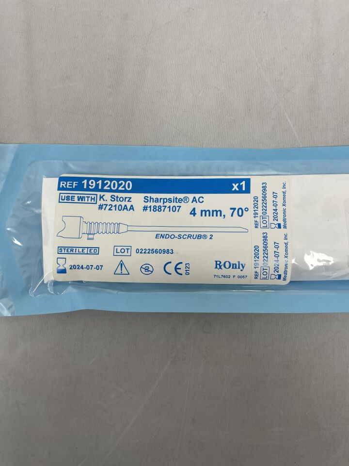 1912020 - MEDTRONIC - Endo-Scrub 2 Cleaning Sheath, For Karl Storz 7230CA Arthroscope, 4 mm Size, (EA) - ( Expiry Date: 2024-07-07 )