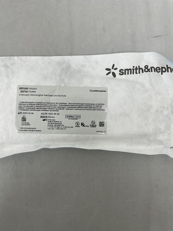 7205565 - SMITH & NEPHEW - Endoscopic Electrosurgical Switchpen, (EA) - ( Expiry Date: 2024-10-06 )