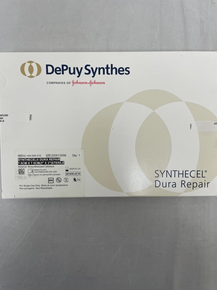 SC.400.056.01S - SYNTHES - Synthecel Dura Repair 3" x 3" , (BX/1) - ( Expiry Date: 2025-01-31 )