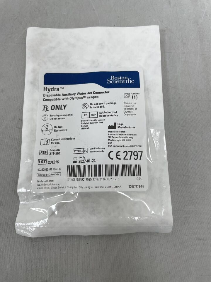 SIT-361 - 波士頓科學 - Hydra 一次性輔助水刀接頭 - ，（EA） - （有效期至：2027-01-24）