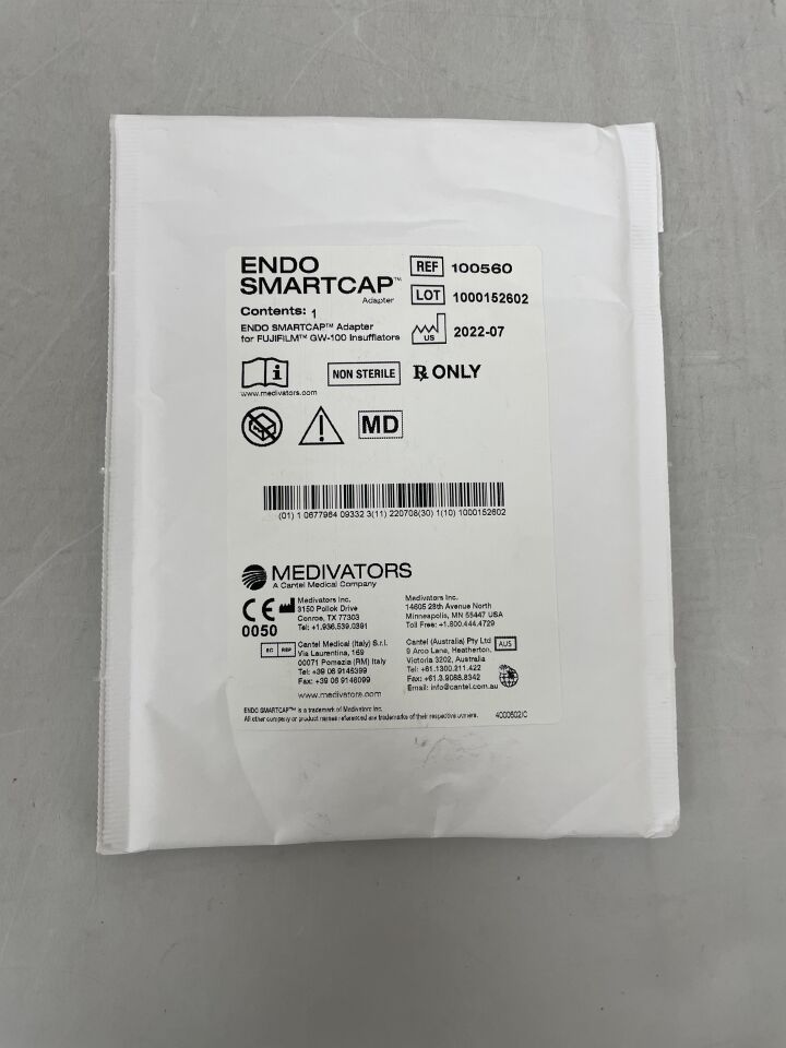 100560 - MEDIVATORS - 適用於 FUJIFILM GW-100 充氣機的 ENDO SMARTCAP 適配器，（EA）-（有效期至：2099-12-31）