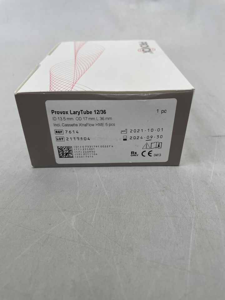 7614 - ATOS MEDICAL - Provox LaryTube Standard 12/36, 13.5 ID, 17.0 OD, 36 L, (BX/1) - ( Expiry Date: 2024-09-30 )