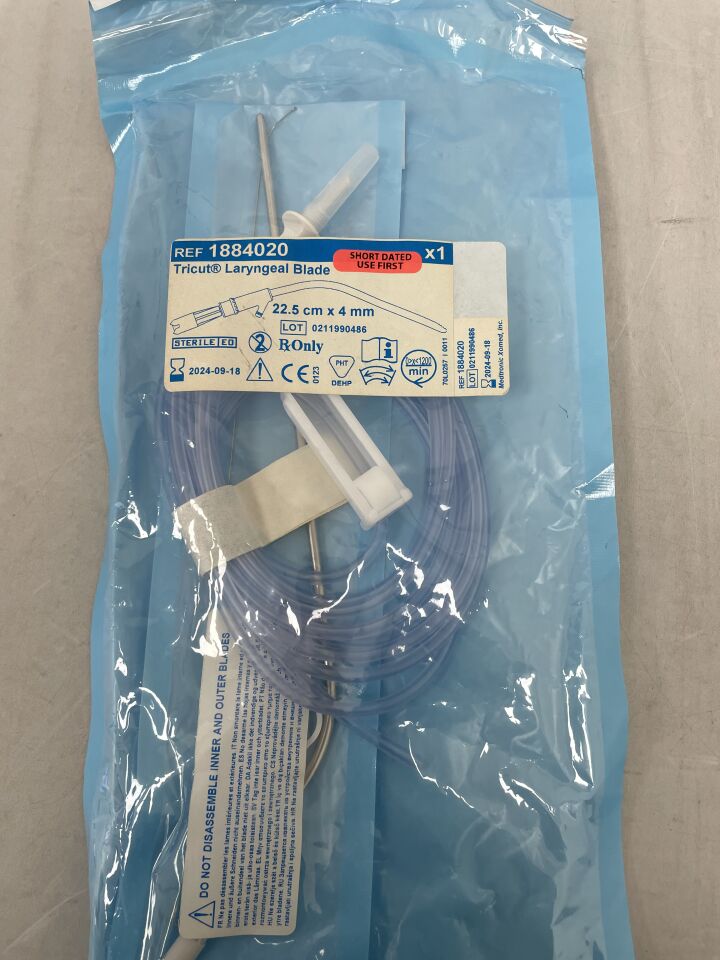 1884020 - MEDTRONIC - 4.0mm Tricut Laryngeal Blade, 22.5cm, (EA) - ( Expiry Date: 2024-09-18 )