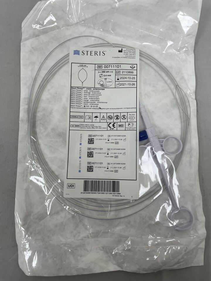 711101 - STERIS - Short Throw Snare-Enteroscope-2.4mm x 350cm, (EA) - ( Expiry Date: 2024-10-25 )