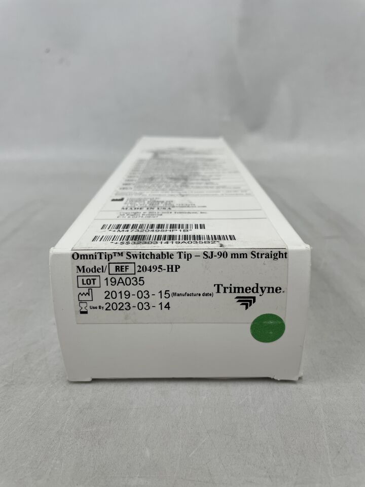 20495-HP - TRIMEDYNE - OmniTip Switchable Tip, SJ 90mm, Straight, (BX/5) - ( Expiry Date: 2023-03-13 )