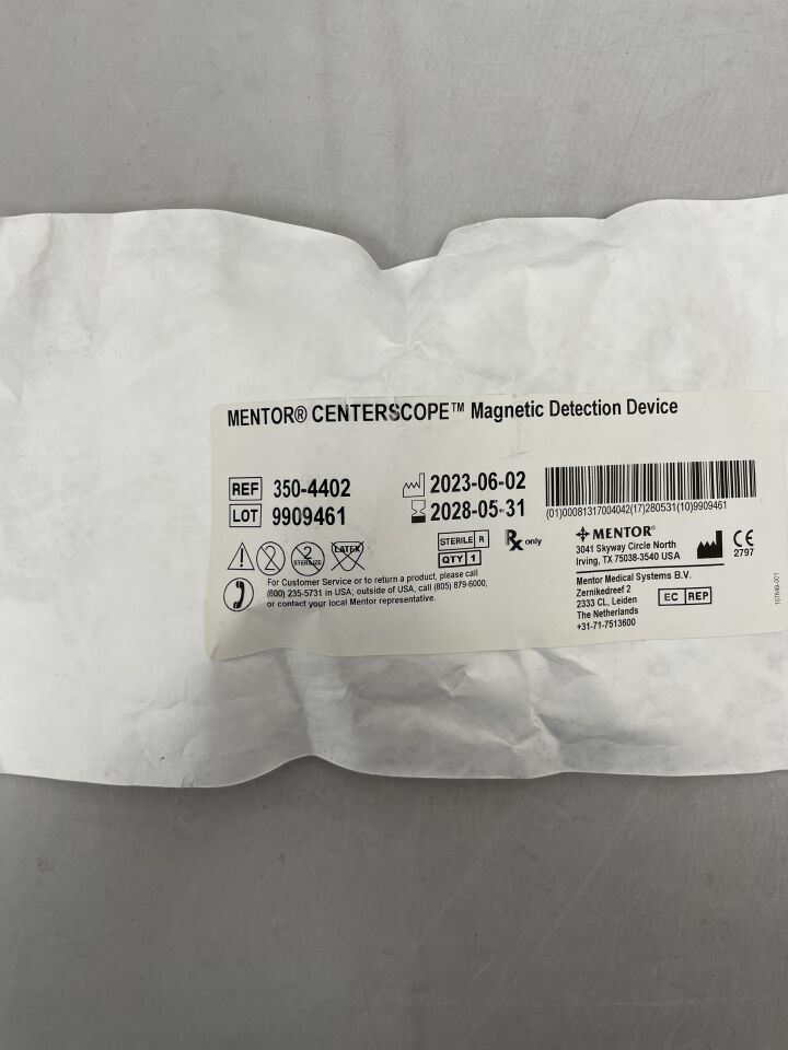 350-4402 - MENTOR - MENTOR CENTERSCOPE 磁性檢測設備，（EA）-（有效期限至：2028-05-31）