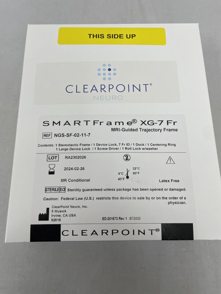 NGS-SF-02-11-7 - CLEARPOINT - SMARTFrame XG, MRI Guided Trajectory Frame, 7Fr, (BX/1) - ( Expiry Date: 2024-02-26 )