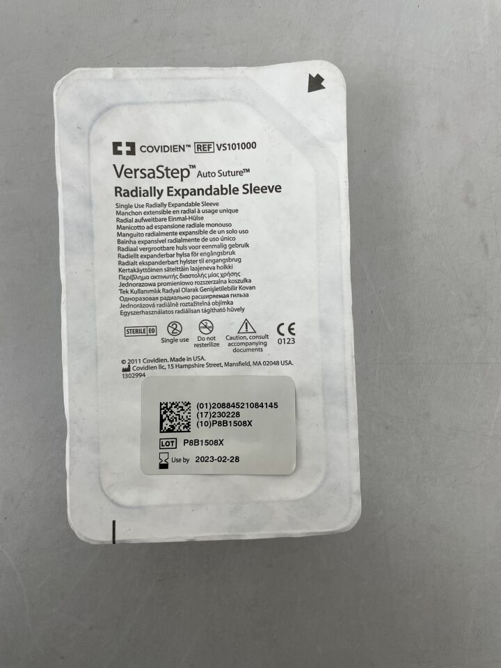 VS101000 - COVIDIEN - VersaStep Single-Use Radially Expandable Trocar Sleeve, 12 mm OD, (EA) - ( Expiry Date: 2023-02-28 )