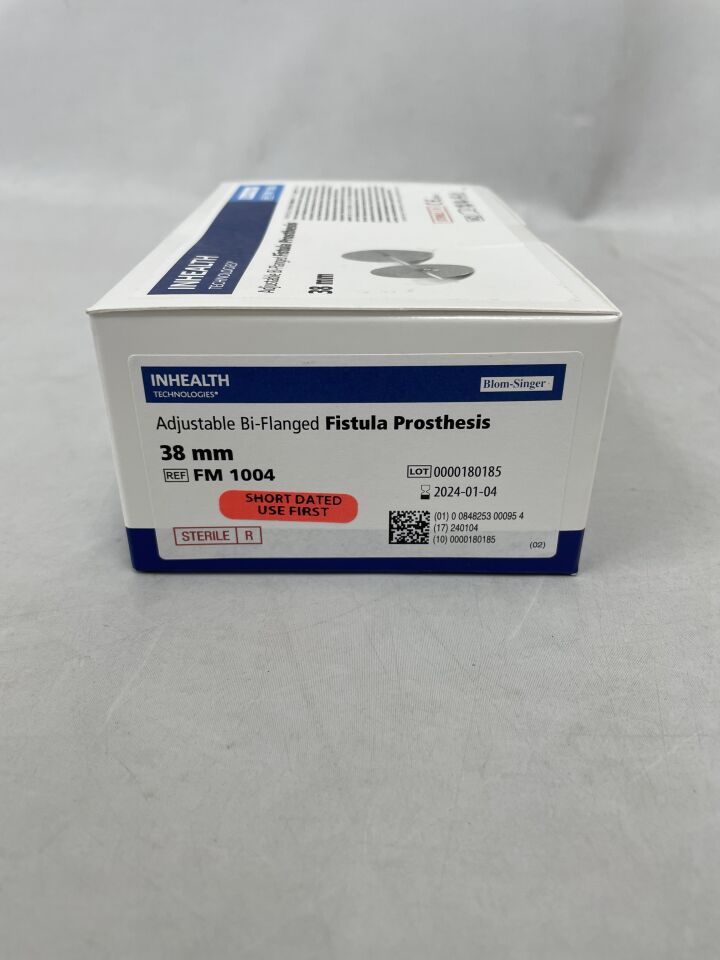 FM 1004 - FREUDENBERG MEDICAL - Adjustable Bi-Flanged Fistula Prosthesis - Fistula Prosthesis, Bi-Flanged, Adjustable, Size M, 38 mm, (BX/1)