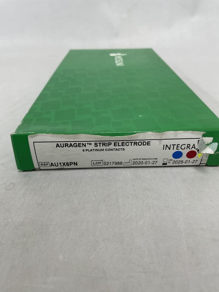 AU1X6PN - INTEGRA - Auragen Strip Electrode, 6 Platinium Contacts, (BX/1) - ( Expiry Date: 2025-01-27 )