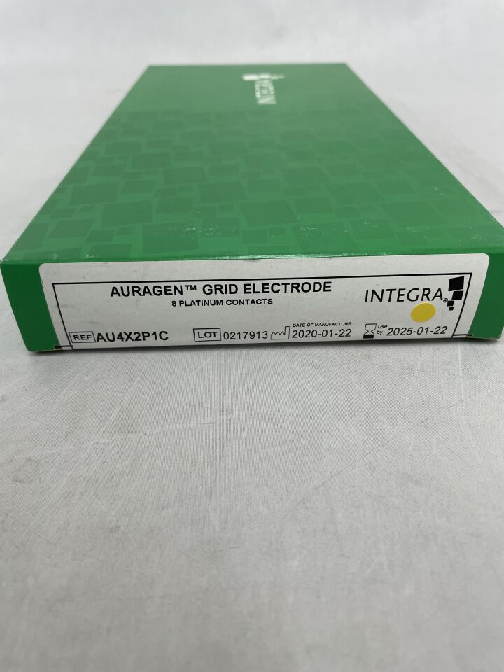 AU4X2P1C - INTEGRA - Auragen Grid Electrode, 8 Platinum Contacts, (BX/1) - ( Expiry Date: 2025-01-22 )