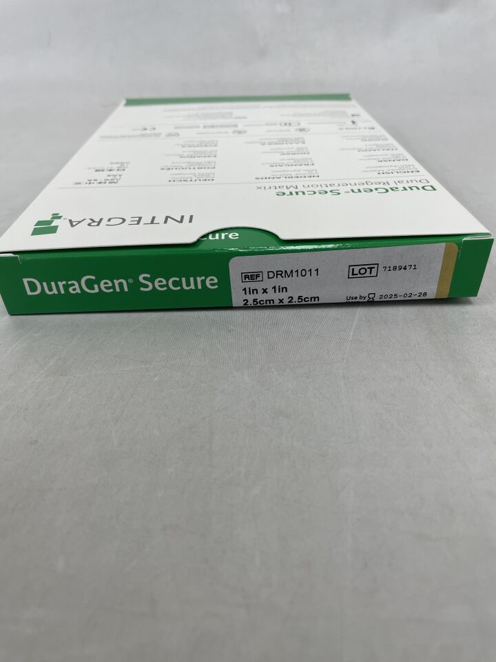 DRM1011 - INTEGRA - DuraGen Secure Dural Regeneration Matrix, 2.5 x 2.5cm, (BX/1) - ( Expiry Date: 2025-02-28 )