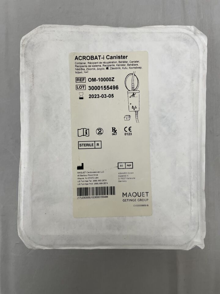 OM-10000ZCAN - MAQUET - Acrobat-I Cannister Vacuum Stabilizer System, CANNISTER ONLY, (EA) - ( Expiry Date: 2023-03-05 )