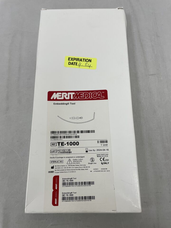 TE-1000 - MERIT MEDICAL - Embedding Tool, (BX/1) - ( Expiry Date: 2024-04-16 )