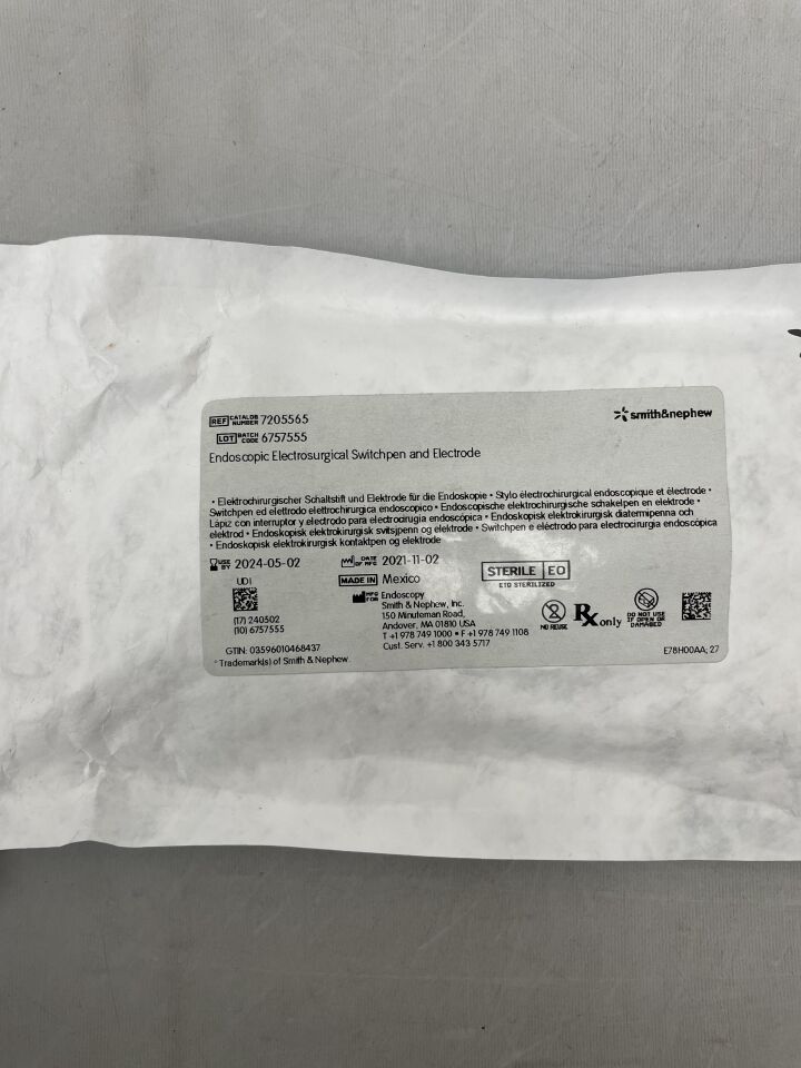 7205565 - SMITH & NEPHEW - Endoscopic Electrosurgical Switchpen, (EA) - ( Expiry Date: 2024-05-02 )