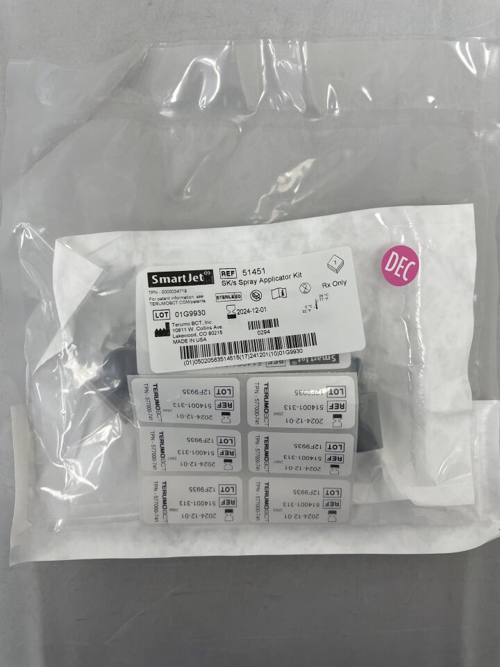 51451 - TERUMO - SmartJet Spray Applicator Kit, (EA) - ( Expiry Date: 2024-12-01 )