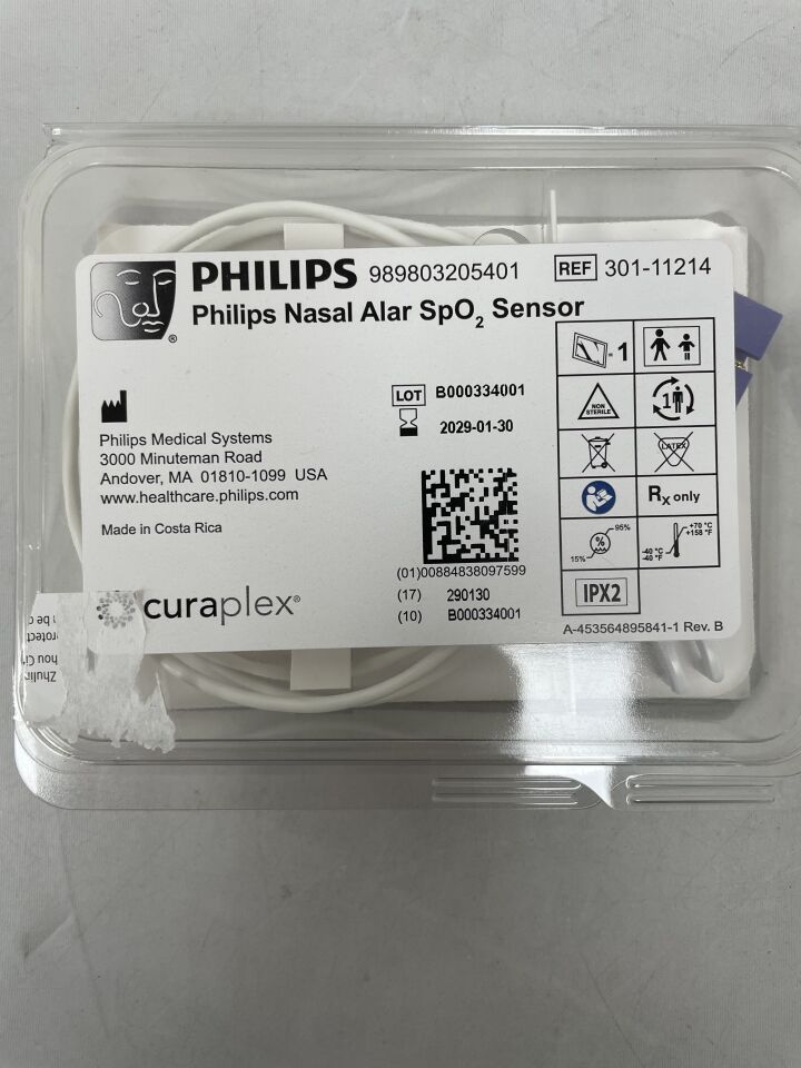 301-11214 - PHILIPS - philips nasal alar disposable spo2 sensor, (EA) - ( Expiry Date: 2029-01-30 )