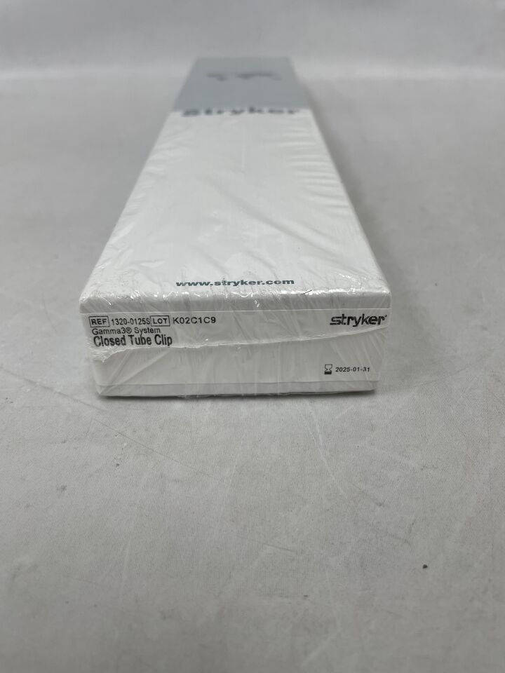 1320-0125S - STRYKER - Closed Tube Clip for Gamma3 System, (BX/1) - ( Expiry Date: 2025-01-31 )